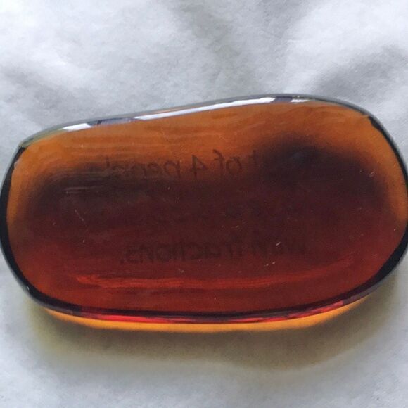 Amusing Comical Mathematical Quote Amber Brown FlatMarble Glass Paperweight - Picture 10 of 14